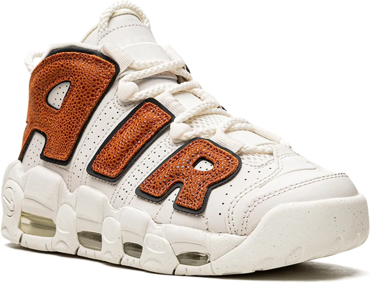 Мужские кроссовки Nike Air More Uptempo '96, черный/оранжевый — фото 3
