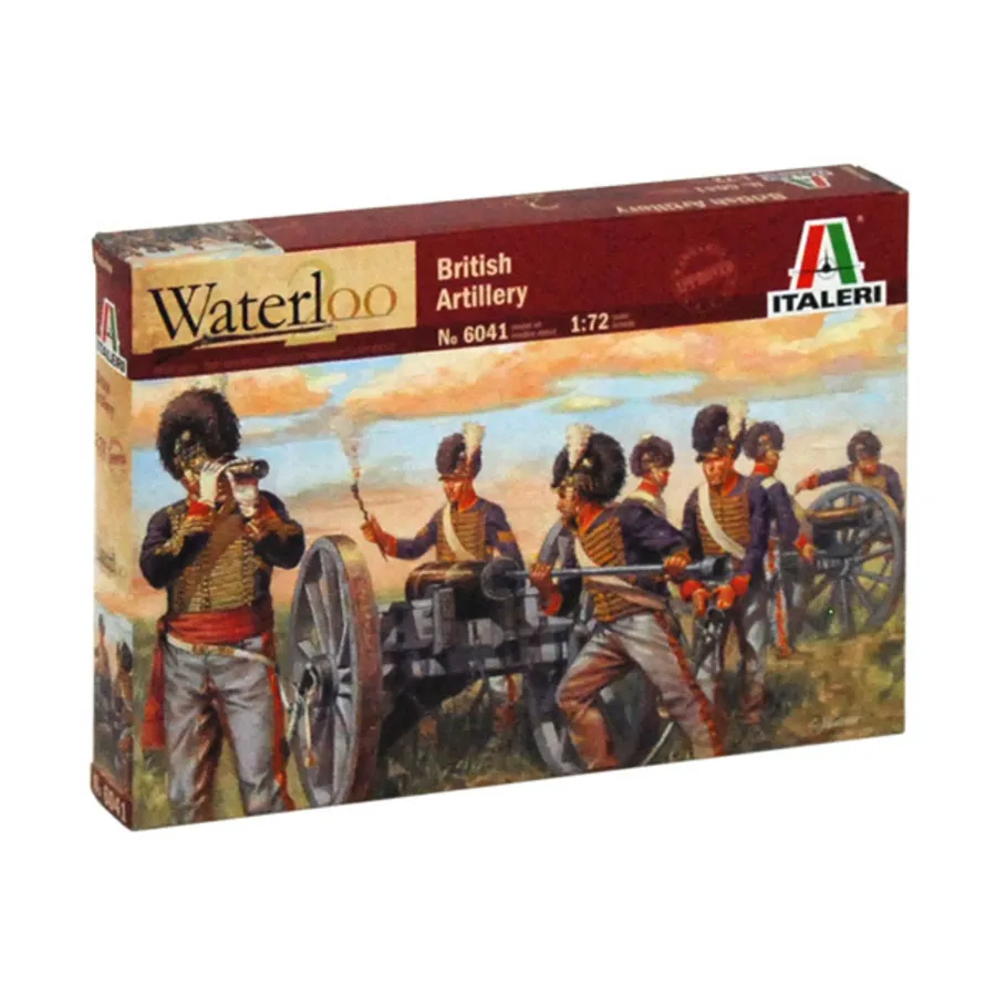 

Британская артиллерия, Waterloo (1:72) (Italeri)