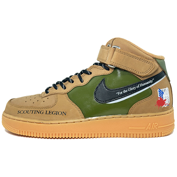 

Кроссовки для скейтбординга средней высоты, модель Wings Of Freedom, с увеличенным размером голенища, дышащие, унисекс Nike, wheat