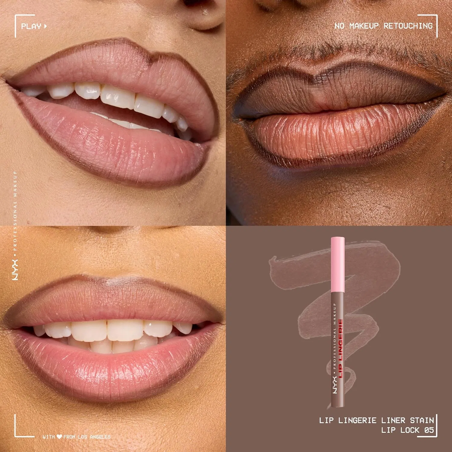 Водостойкий карандаш для губ NYX Professional Makeup Lip Lingerie Lip Liner Stain Nyx Professional Makeup — фото 3