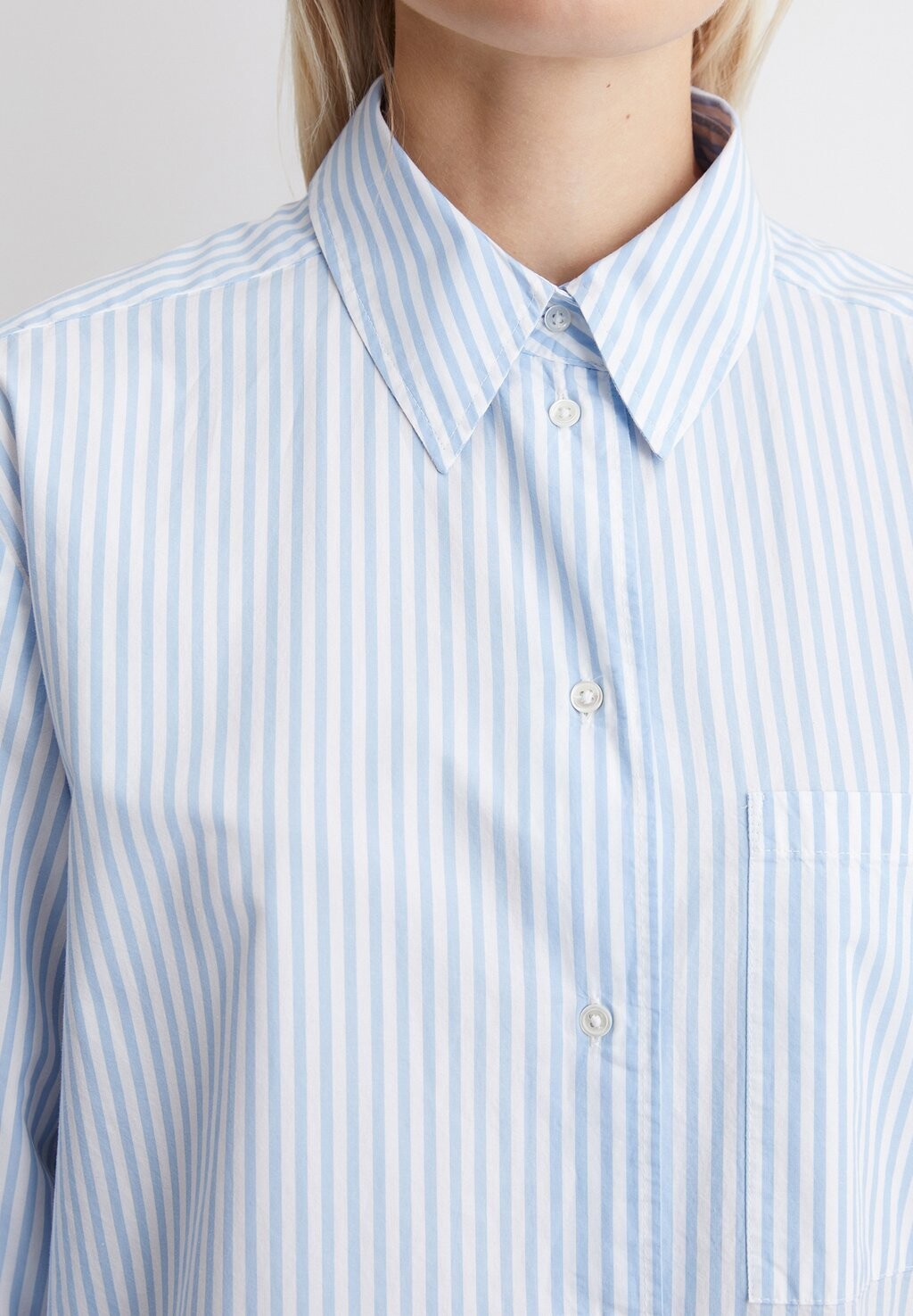 

Блузка на пуговицах STREIFEN IM BOYFRIEND STIL Marc O'Polo, синий