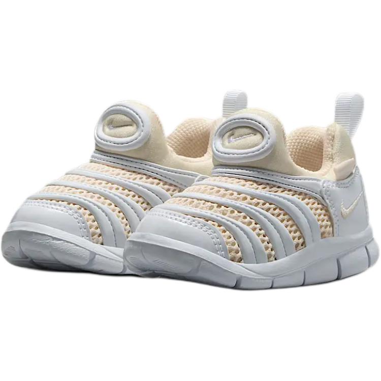 Динамо free cushioning, износостойкие низкие детские ботинки infant and toddler Nike, белый — фото 4