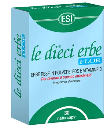 

Esi Le Dieci Erbe Flor 30 капсул, богатых клетчаткой