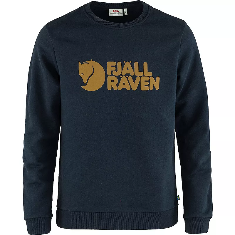 

Мужской свитер с логотипом Fjallraven, темно-синий