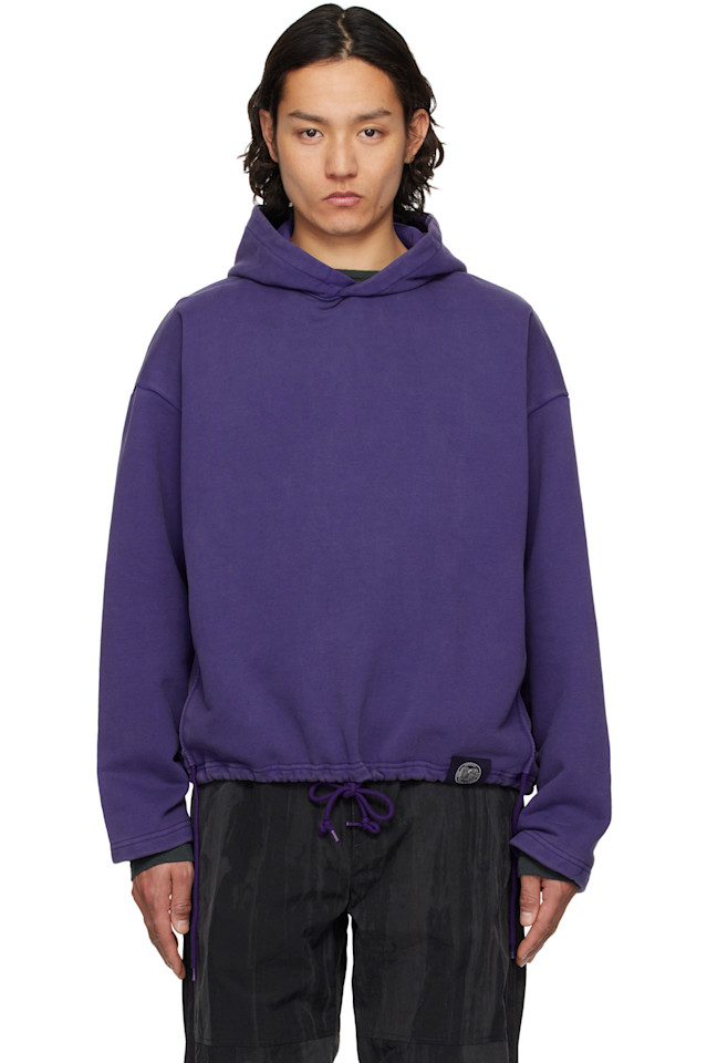 

Толстовка с тройными шнурками Solid Homme, фиолетовый