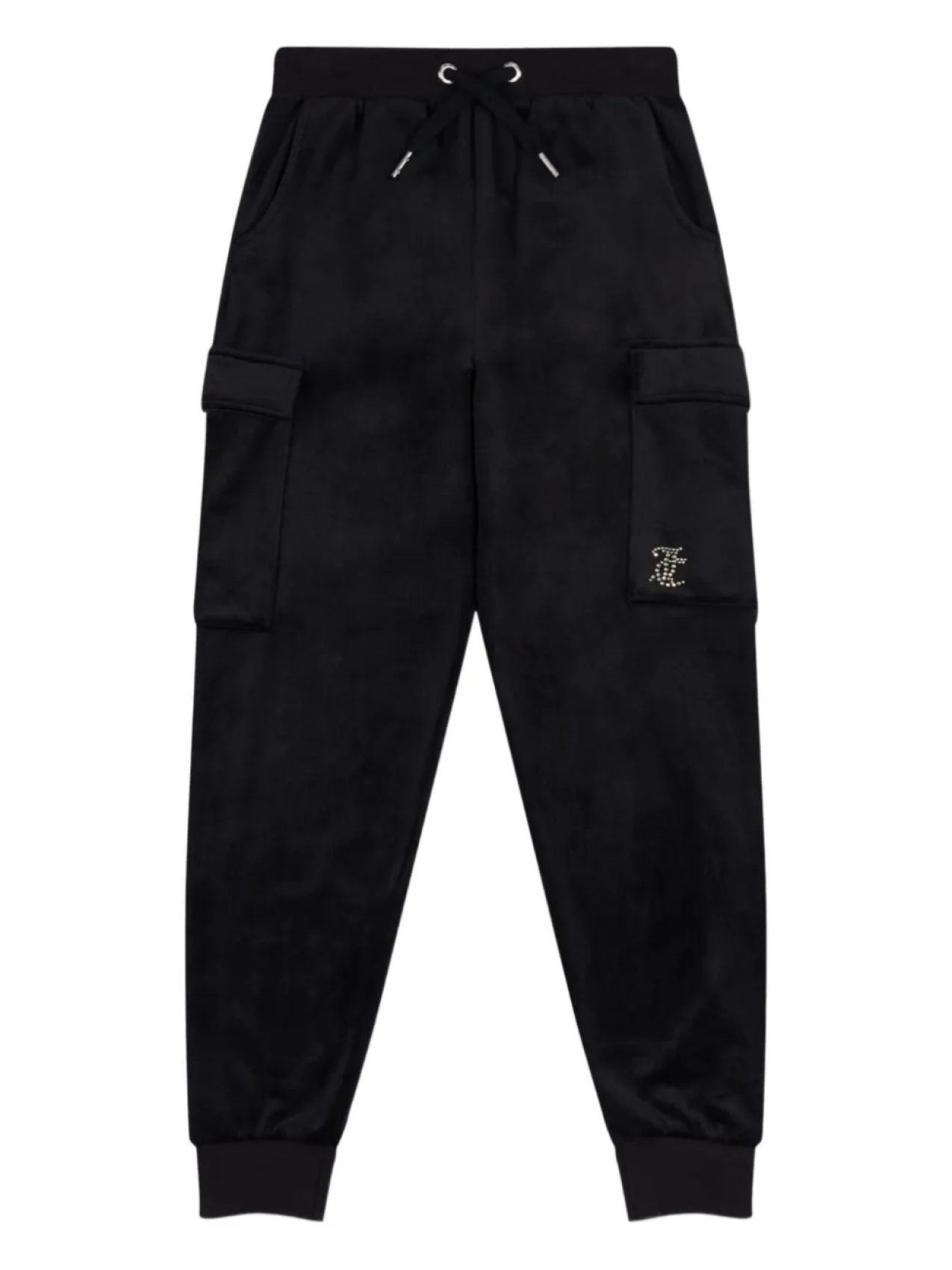 

Брюки карго с логотипом Juicy Couture Kids, черный