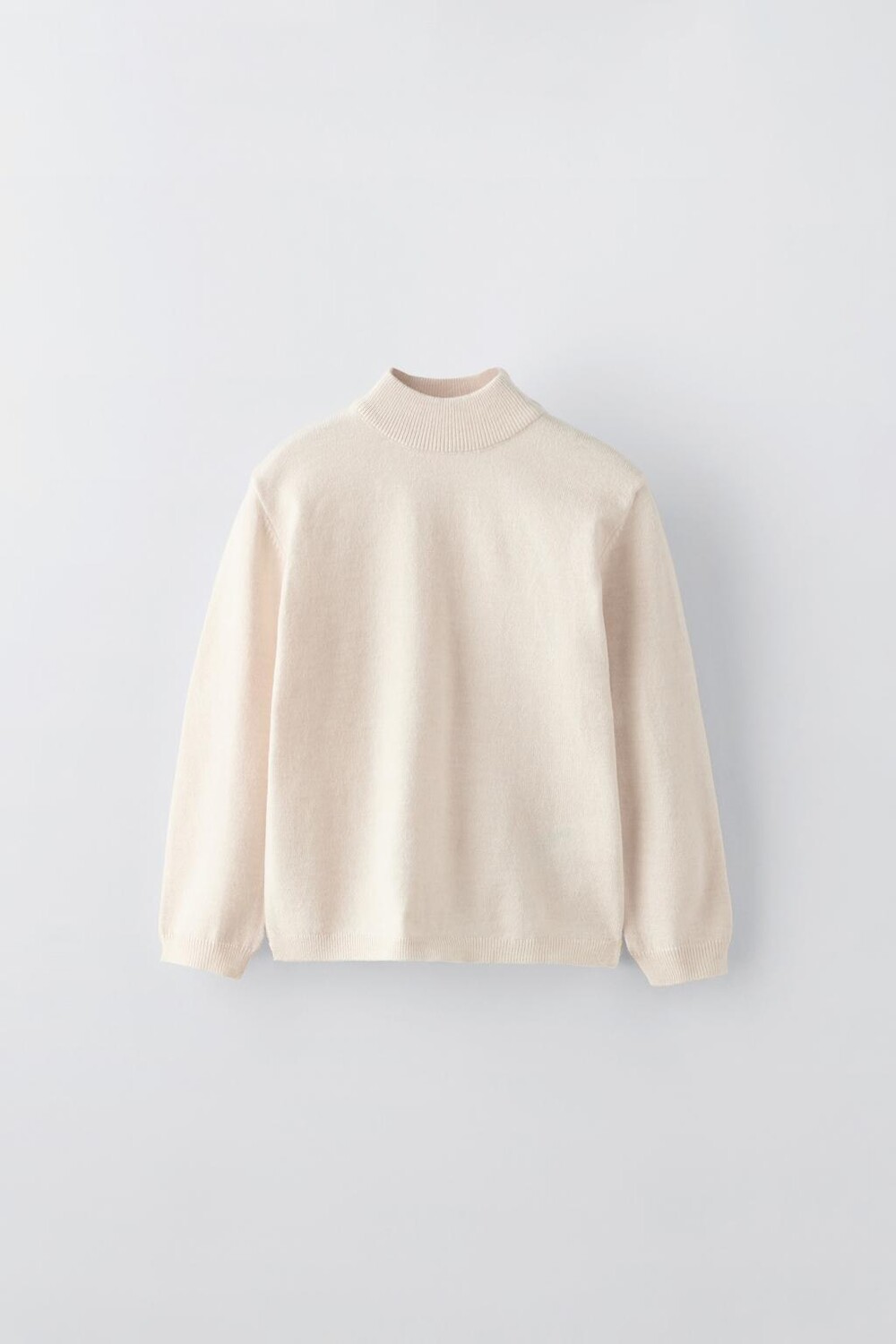 

Свитер однотяжной вязки ZARA, экрю