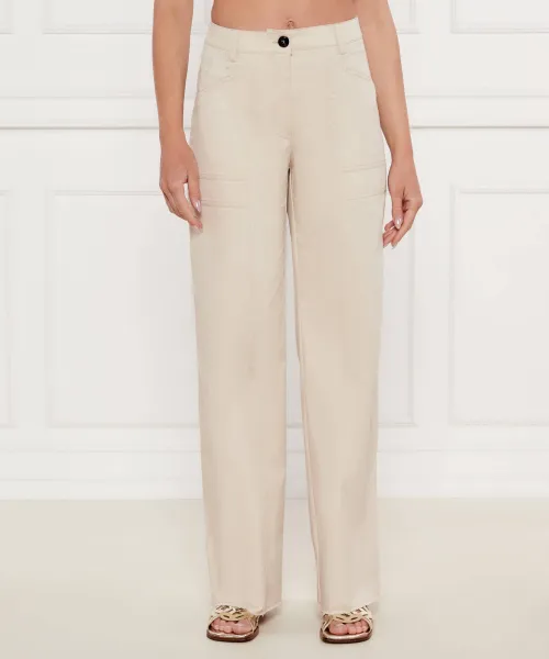 

Брюки Аоста Straight fit Max&Co., бежевый