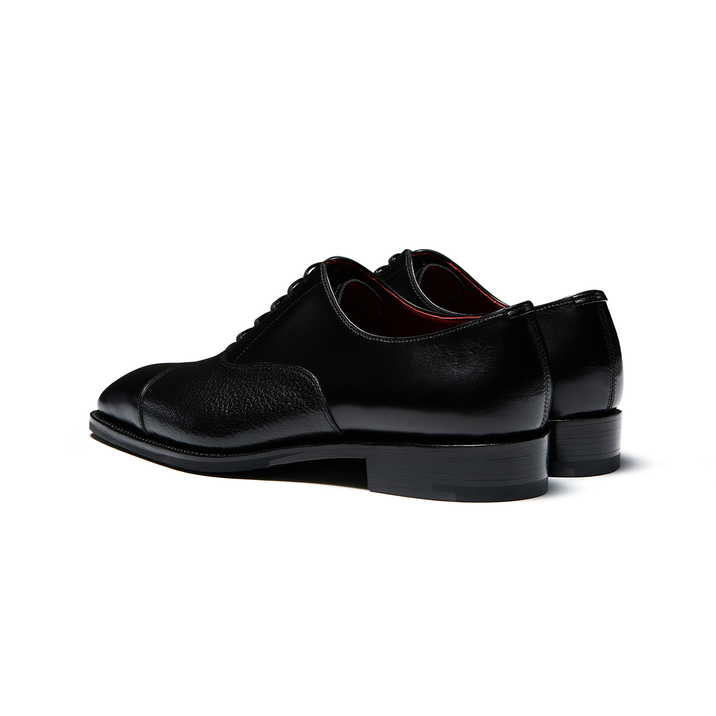 TRUFFAUT Мужские оксфорды Luxury Style из натуральной кожи черные — фото 4