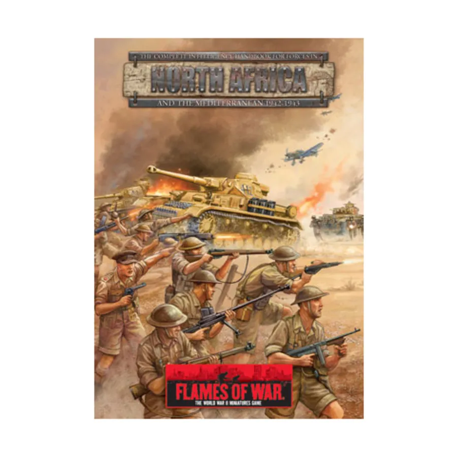 

Северная Африка и Средиземноморье 1942-1943 гг., Flames of War - WWII - Core Rules & Assorted
