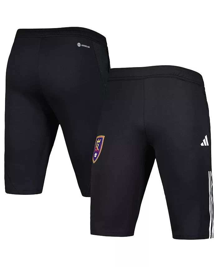 

Мужские черные брюки Real Salt Lake 2023 On-Field Training AEROREADY Half Pants adidas