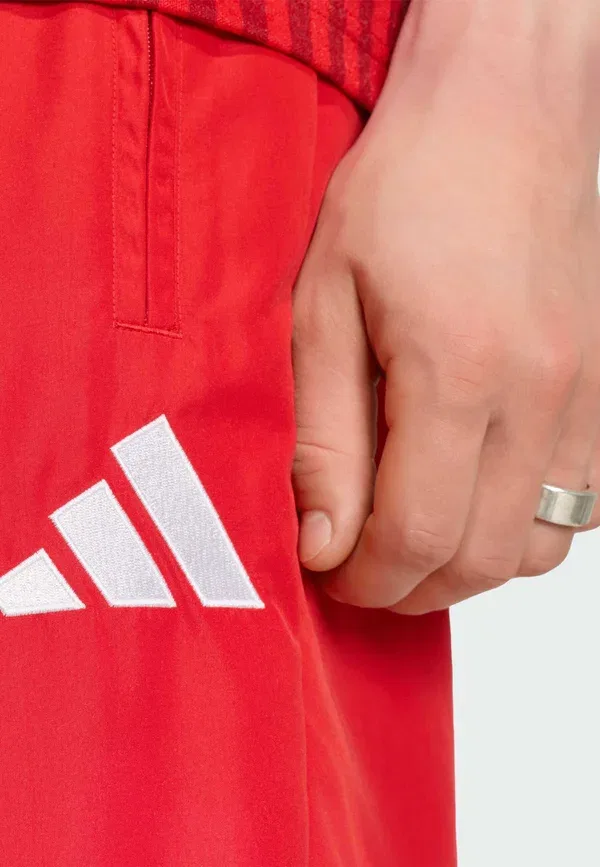 Штаны спортивные Adidas Performance, модель Fc bayern muenchen stadium track pants tracksuit bottoms, цвет ярко-алый/командный красный — фото 4