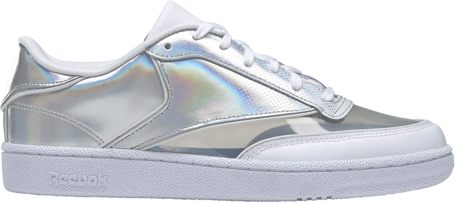 Кроссовки Wonder Woman Collection Reebok Club C Bulc, белый/серебристый металлик/белый