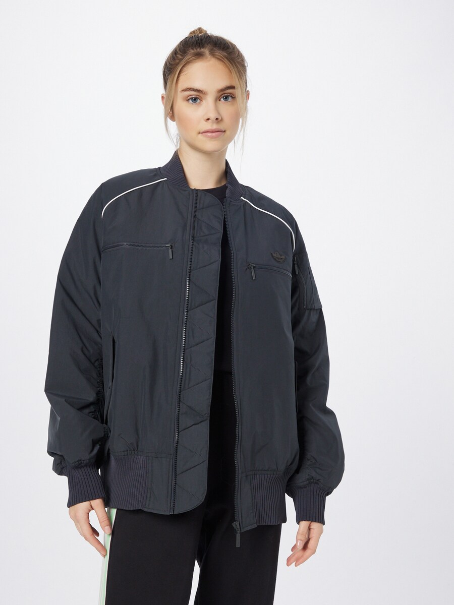 Демисезонная куртка ADIDAS ORIGINALS, Black — фото 2
