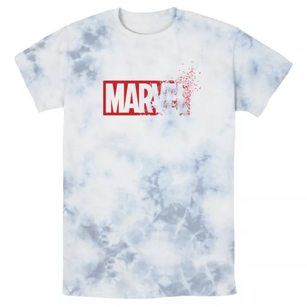 

Мужская футболка Marvel с выветривающимся лого Bomabrd Licensed Character, цвет white blue