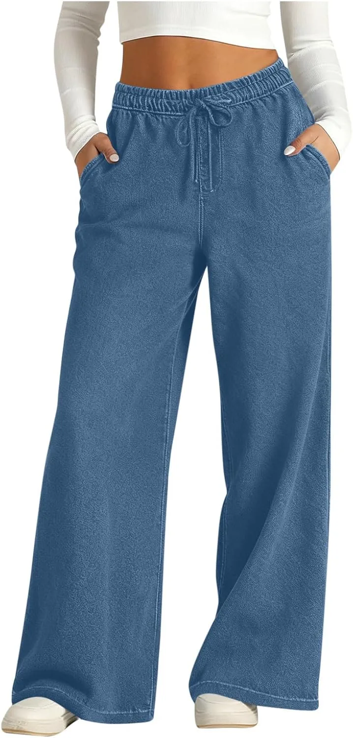 

Женские джинсы Wide Leg High Waist с карманом