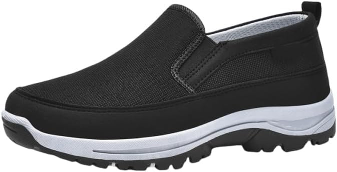 

Мужские слипоны больших размеров, удобные нескользящие повседневные дышащие кроссовки для активного отдыха на улице Azttoztto, черный