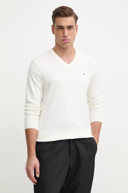 

Свитер с добавлением кашемира Tommy Hilfiger, бежевый