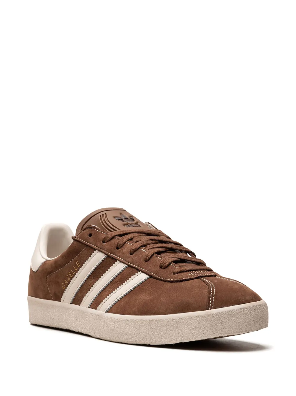 Кеды Gazelle 3-Stripes adidas, коричневый — фото 2