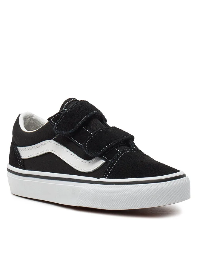 Vans Кроссовки Old Skool V VN000VHE6BT из черной ткани — фото 2