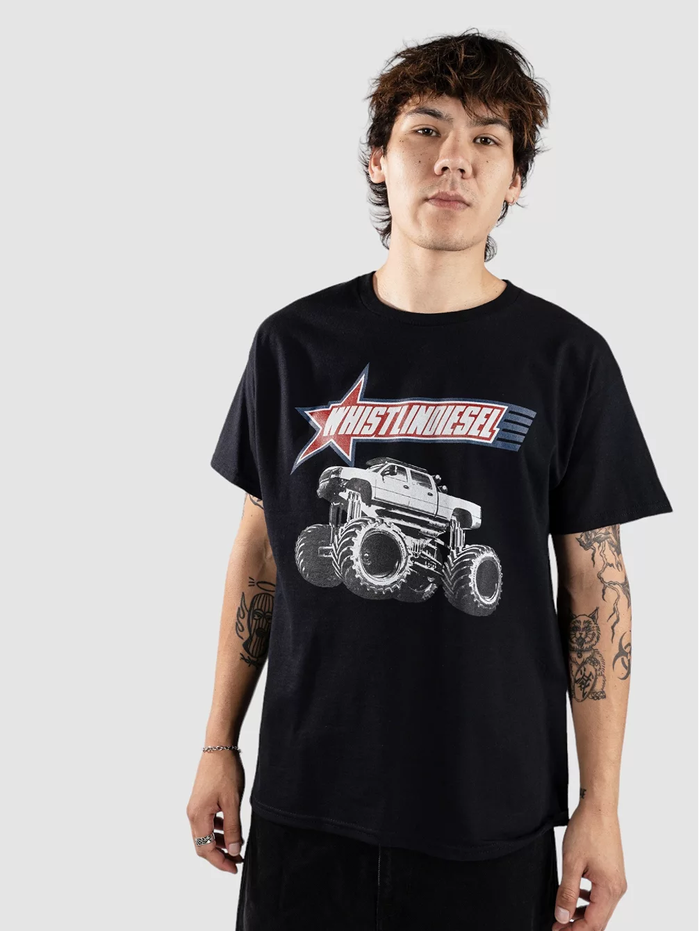 

Футболка Monstermax Whistlindiesel, черный