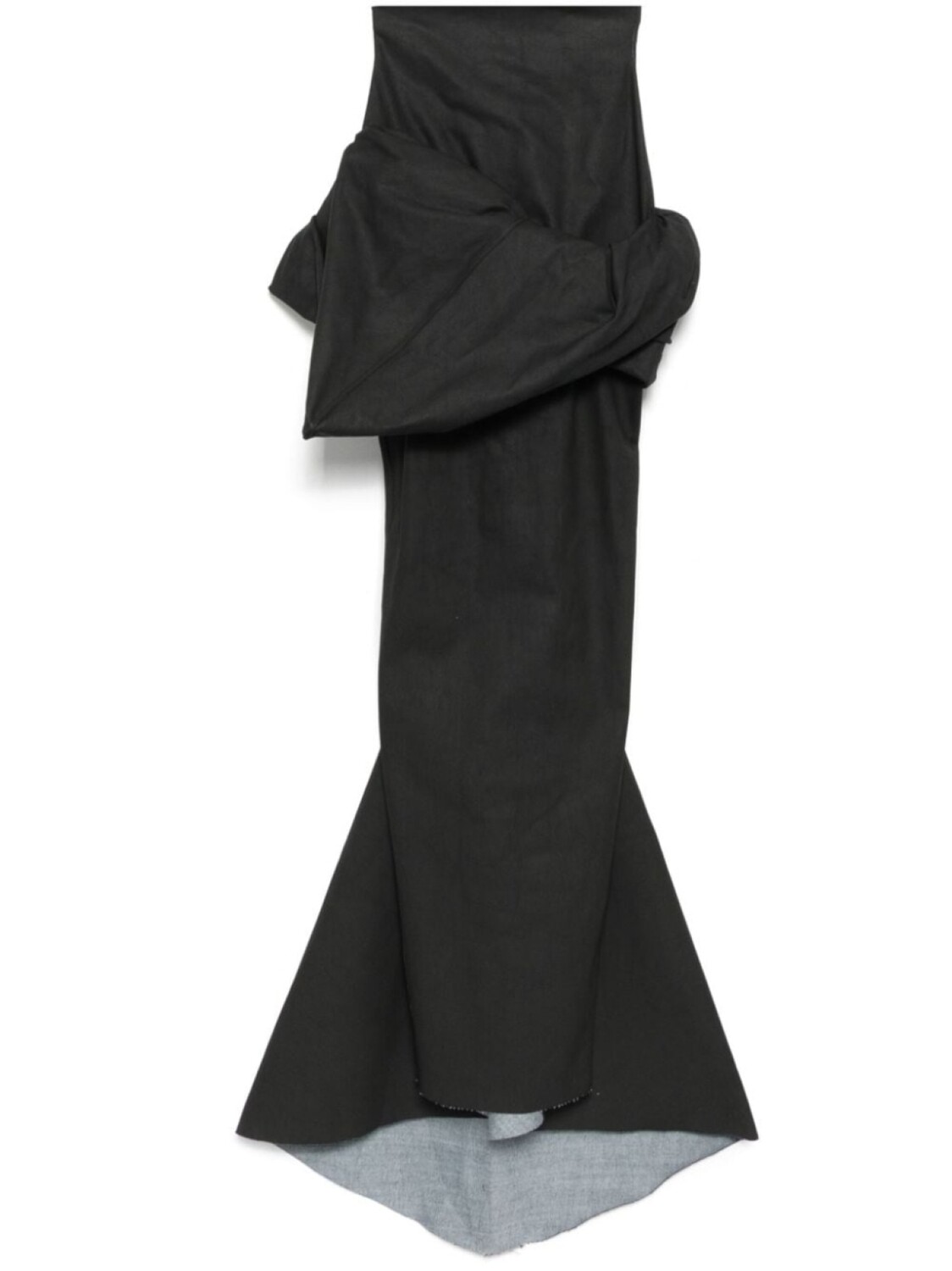 

Юбка с драпировкой Rick Owens, черный
