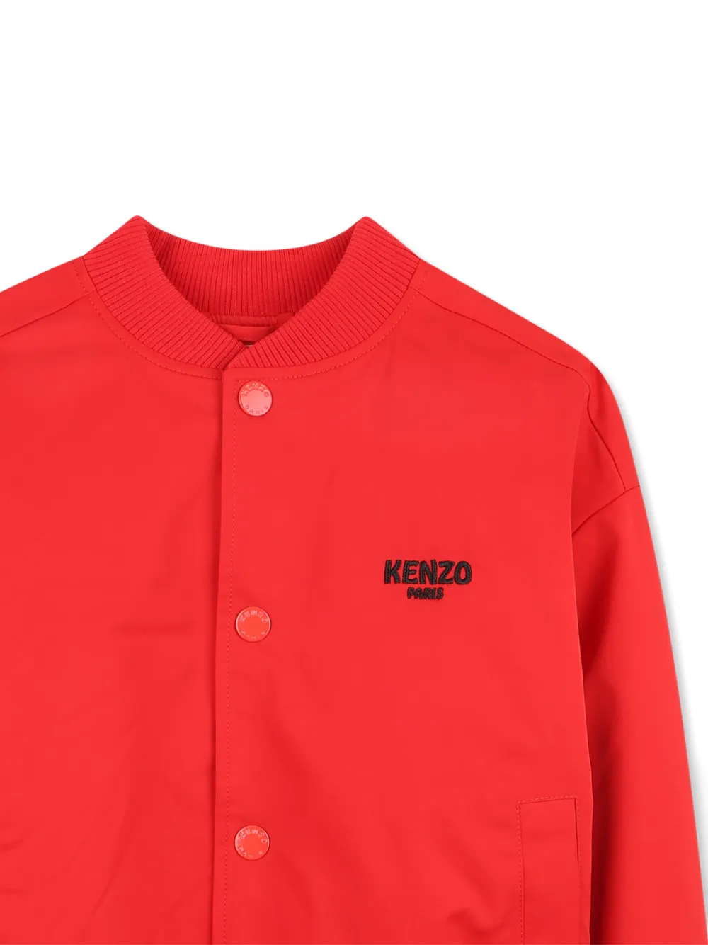 Бомбер с принтом Lunar New Year Kenzo Kids, красный — фото 3
