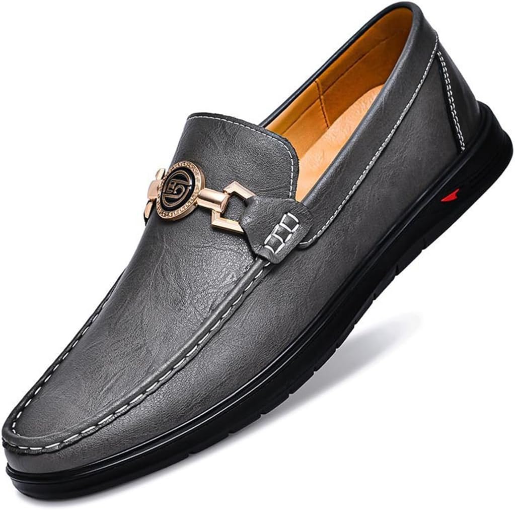 

Лоферы Milano из натуральной кожи Swzec, серый