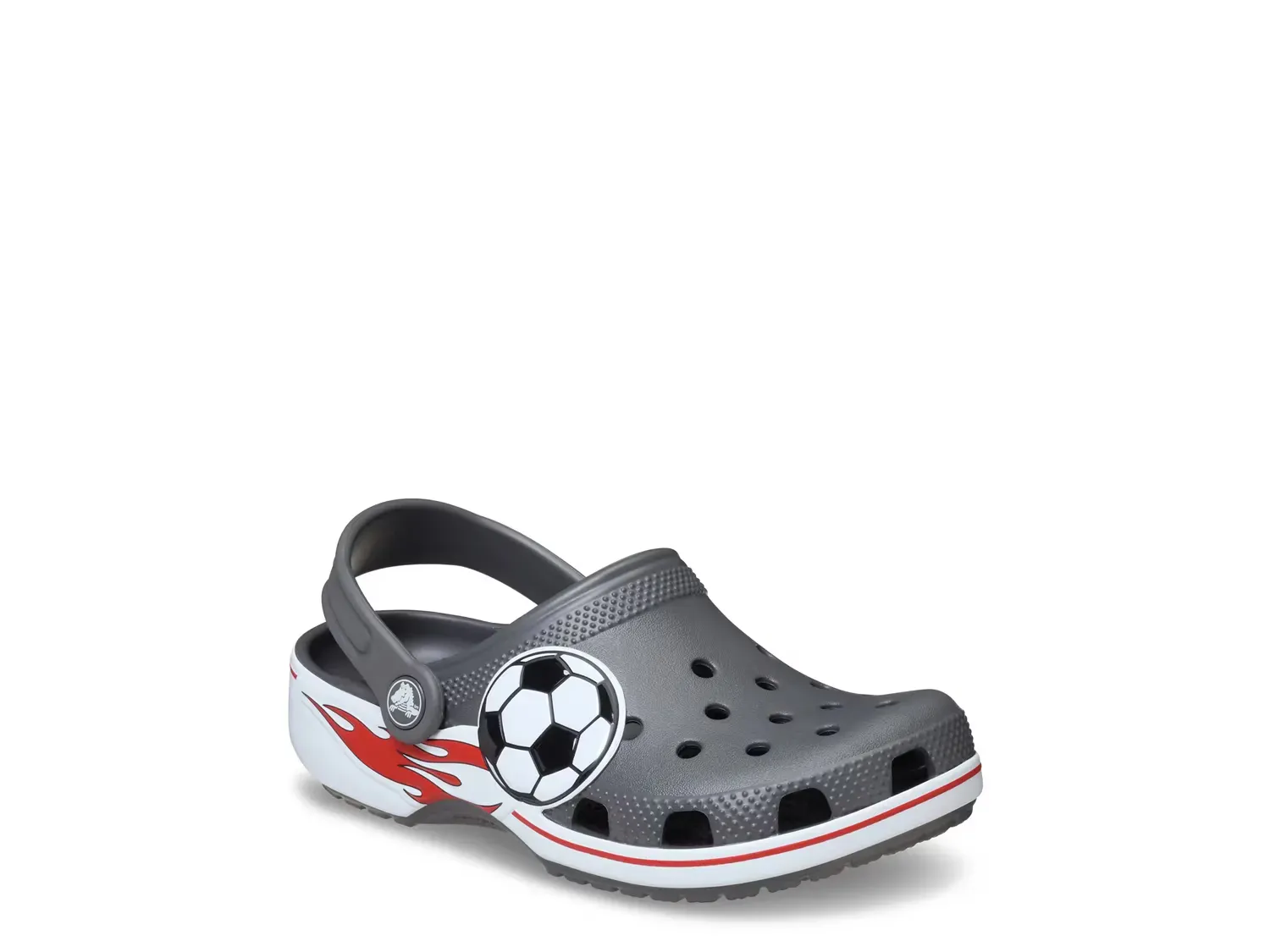 

Классические кроксы для футбола - детские Crocs, Slate Grey