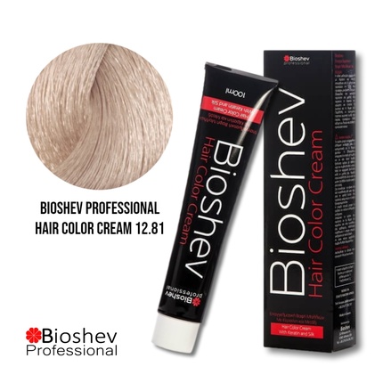 

Крем-краска для волос 100 мл - Extra Lightening Pearl Ash Blond Bioshev Professional