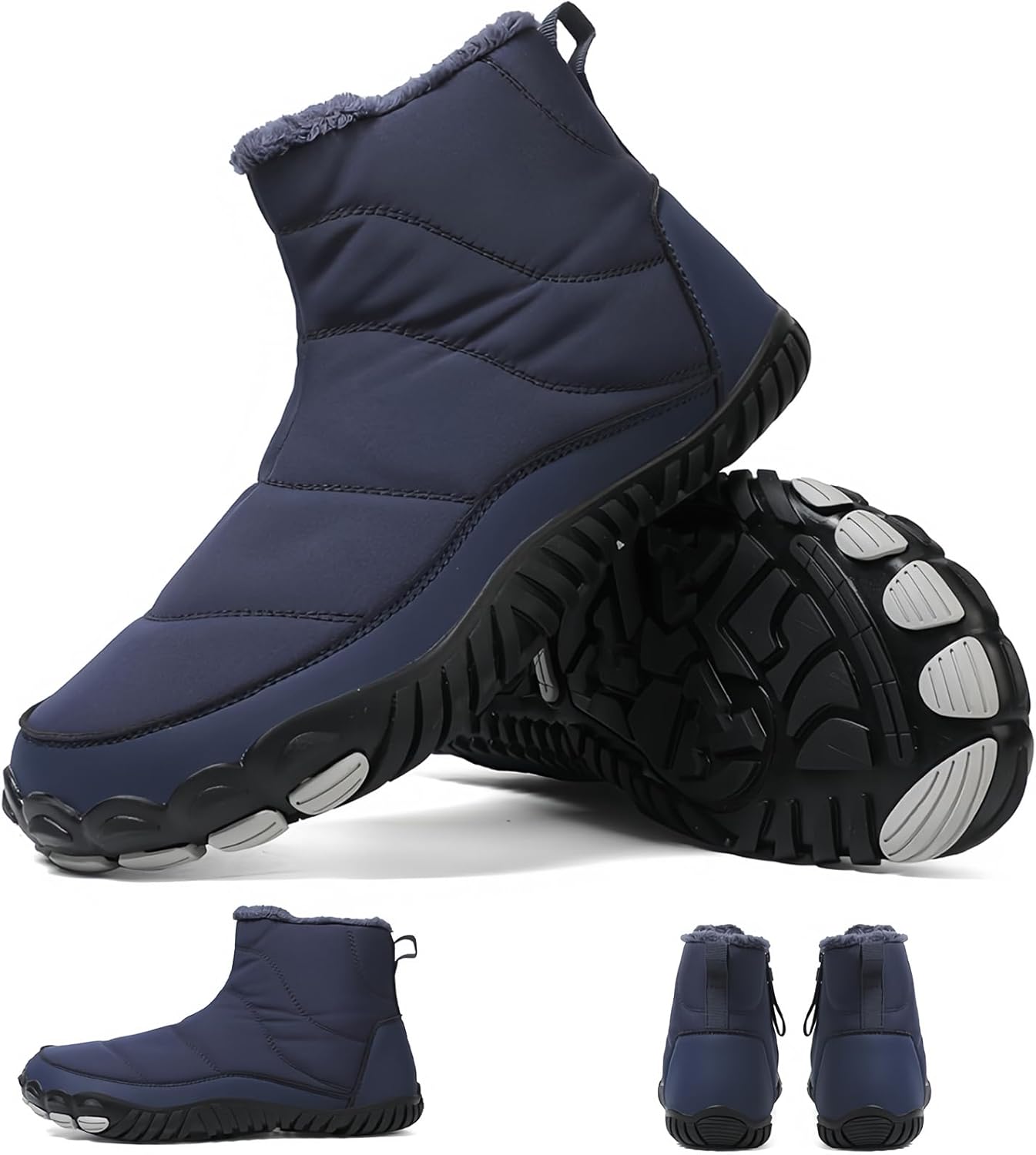 

Зимние ботинки для походов, зимние туристические ботинки, зимняя походная обувь, зимние ботинки с нулевым перепадом для женщин и мужчин Levdro, A-4 Men 14/16 Women