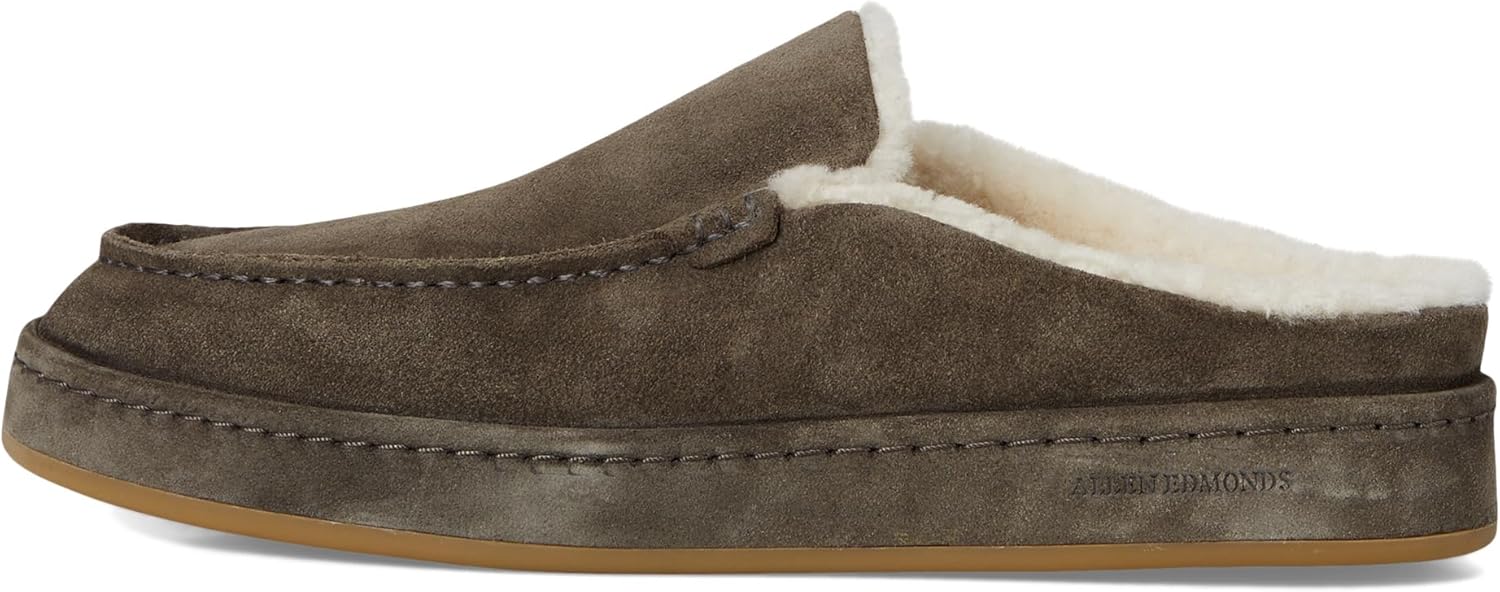 Мужские утепленные тапочки Allen Edmonds Bowen, темно-серый — фото 4