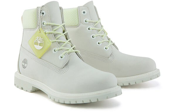 Кроссовки premium 6 inch waterproof wide fit boot 'bright white waterbuck' Timberland, белый — фото 4