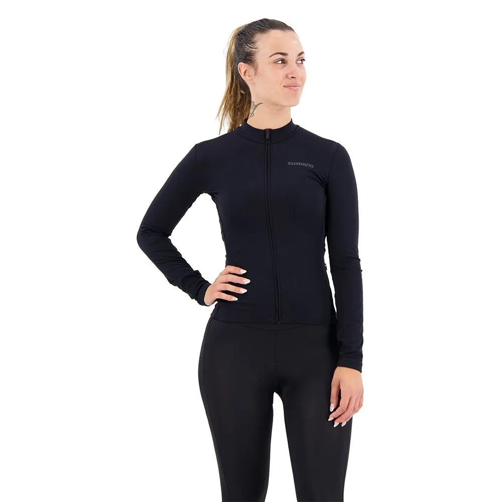 

Джерси с длинным рукавом Shimano Kaede Thermal, черный