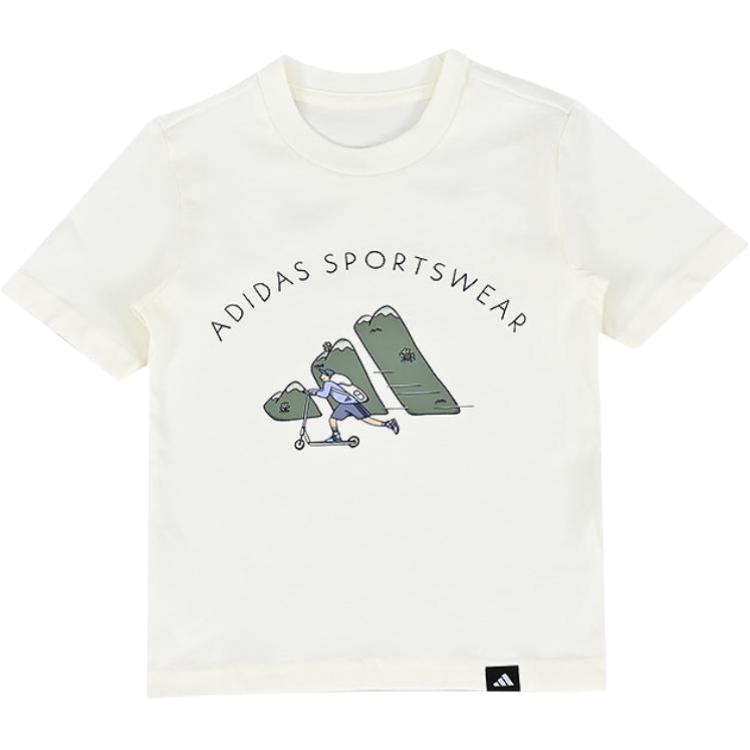 

Adidas Футболка белая для детей 3-7 лет, Белый, Adidas Футболка белая для детей 3-7 лет