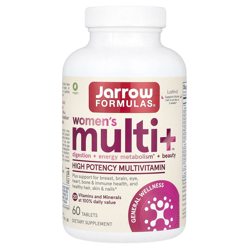 

Jarrow Formulas, Women's Multi + , 60 таблеток