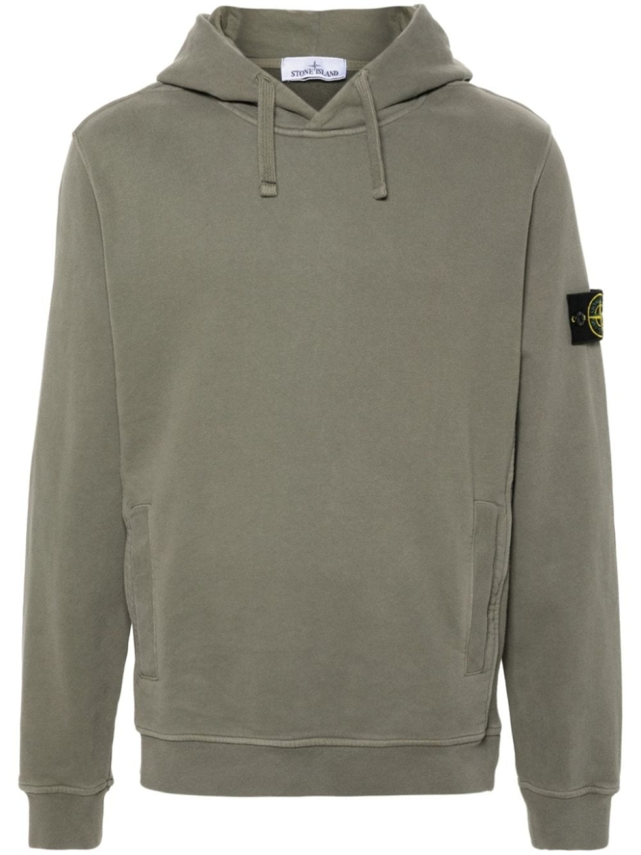 

Stone Island худи с нашивкой Compass, зеленый