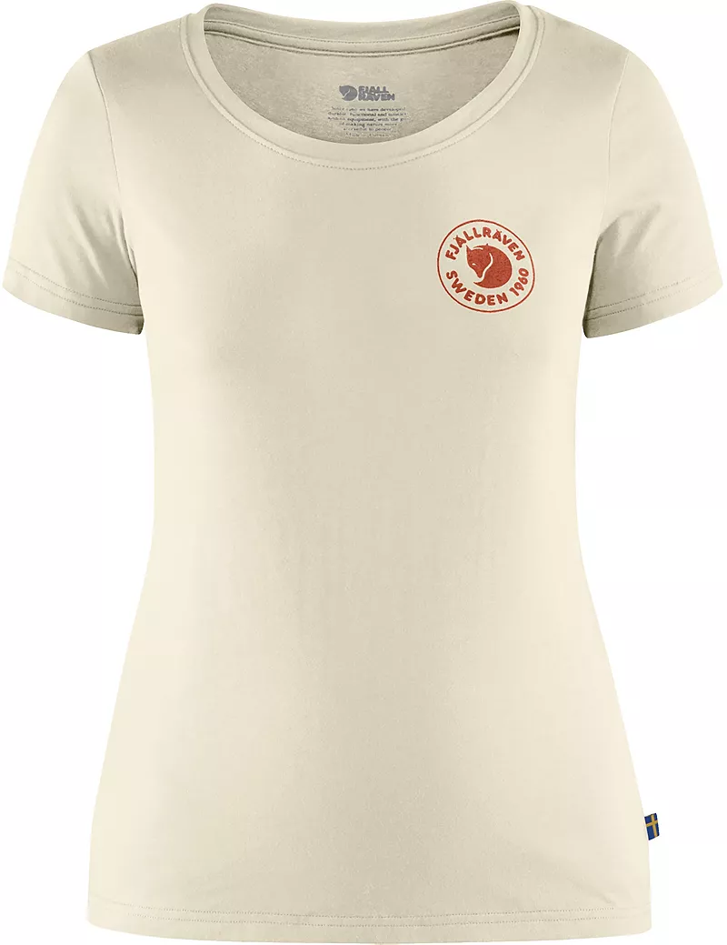 

Женская футболка с логотипом Fjallraven 1960 года, цвет Chalk White