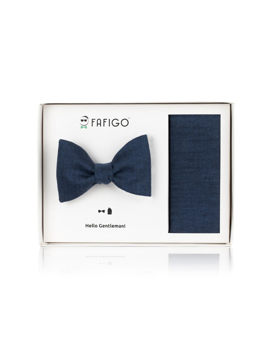 

Галстук-бабочка FAFIGO Set Ennio, темно-синий
