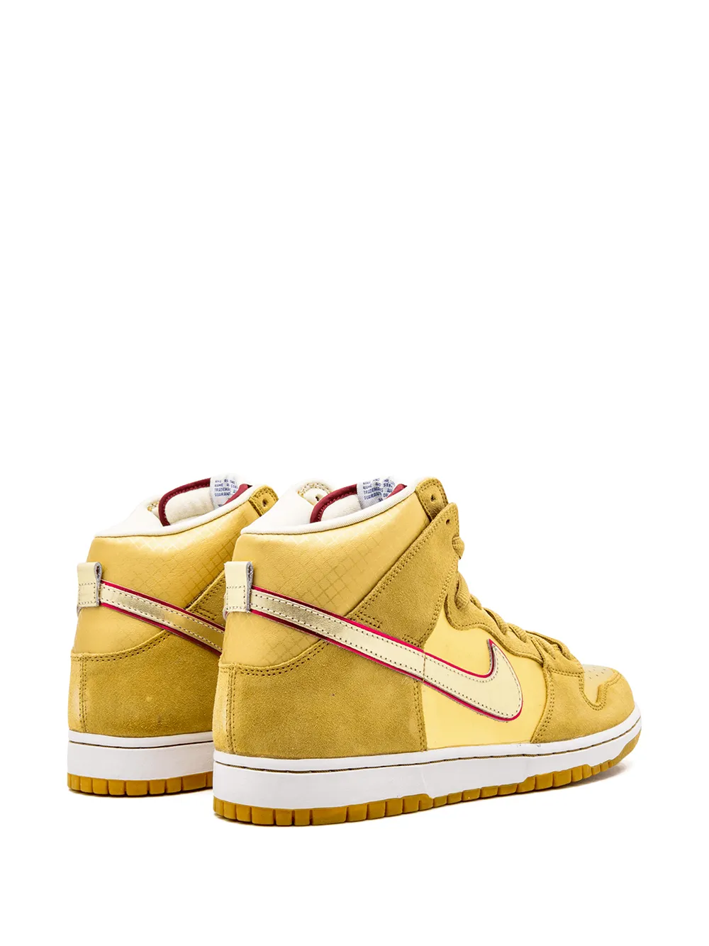Кроссовки Dunk High Premium SB Nike, желтый — фото 3