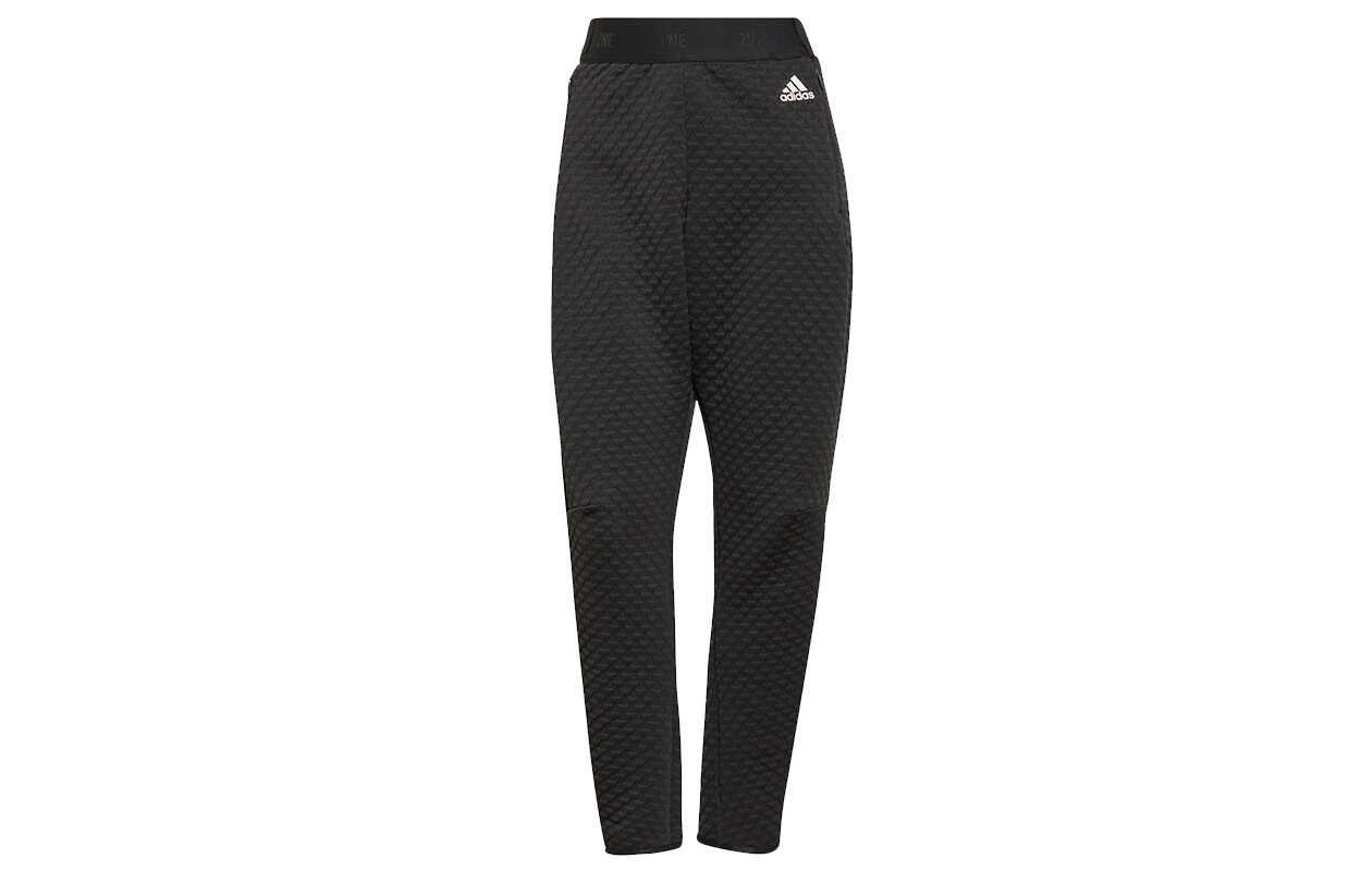 

Трикотажные спортивные штаны женские черные Adidas