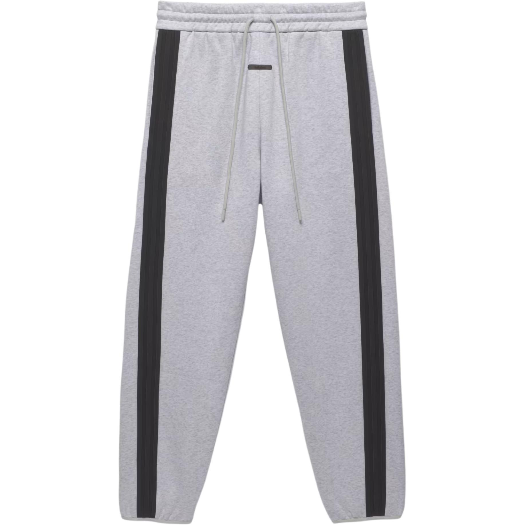Тренировочные штаны x fear of god с боковой полосой Adidas, светло-серый — фото 3