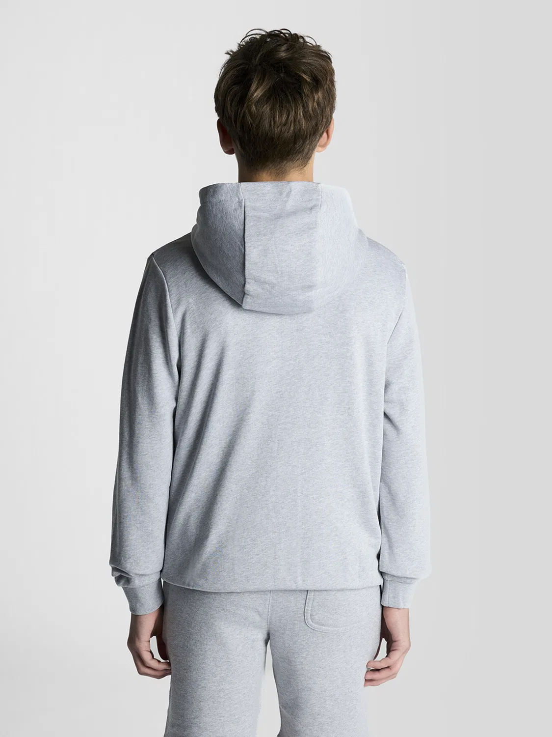 Толстовка на молнии Lyle & Scott, Mottled Grey — фото 4