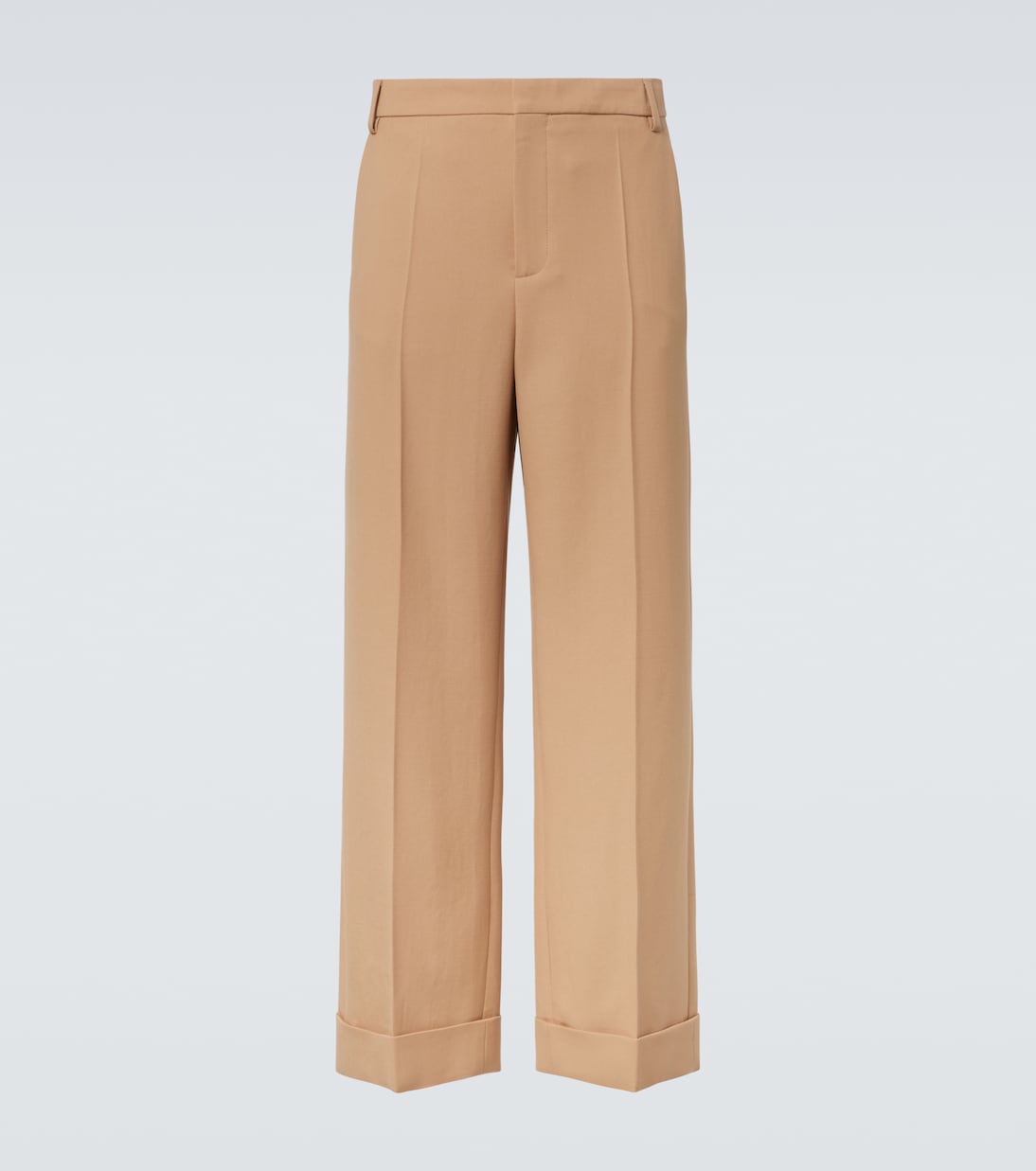 

Широкие брюки из натуральной шерсти Virgin Wool Valentino, New Camel