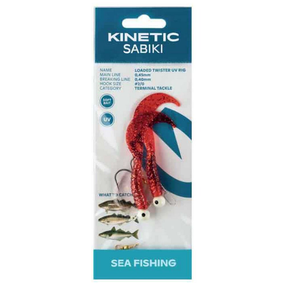 

Оснастки Kinetic Sabiki Loaded Twister UV, разноцветный