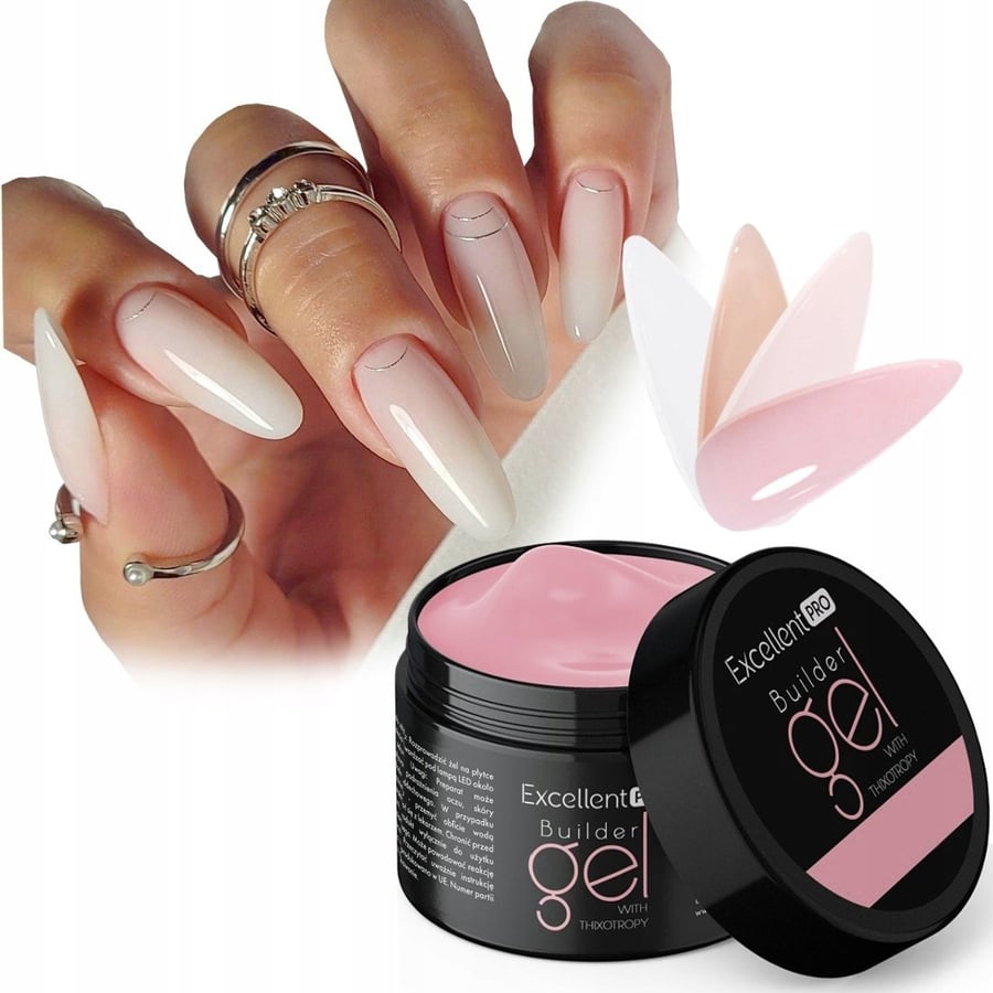 

Excellent Pro Builder Gel Строительный гель с тиксотропией 50 г Puderek