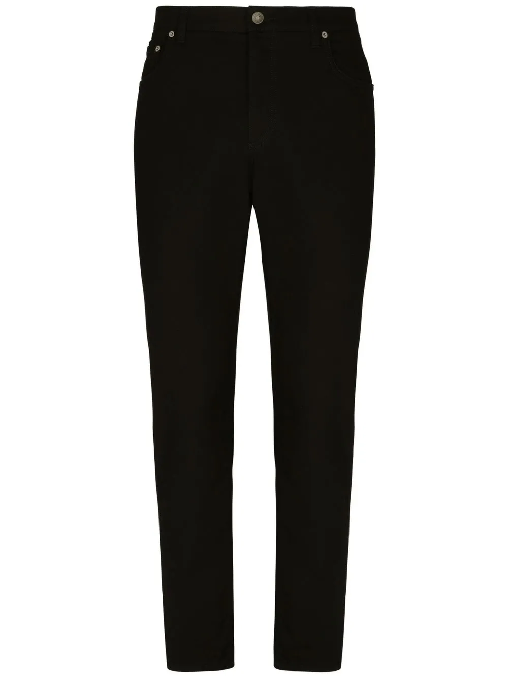 

Зауженные джинсы с логотипом DOLCE & GABBANA, черный