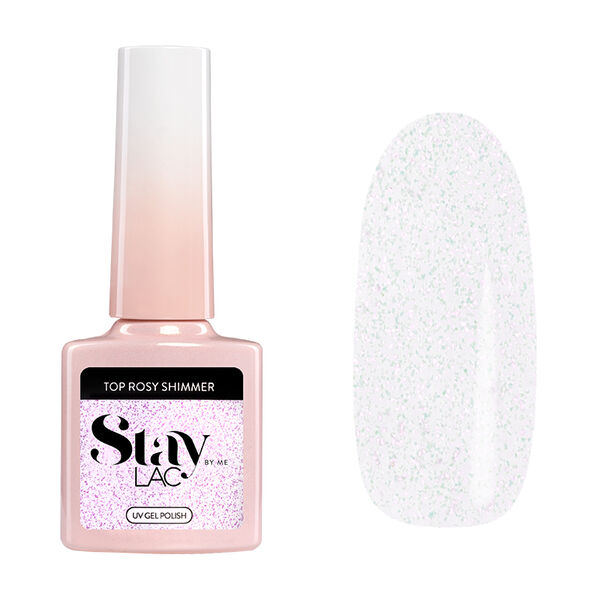 

Гибридный лак для ногтей, 5 мл Staylac Rosy shimmer