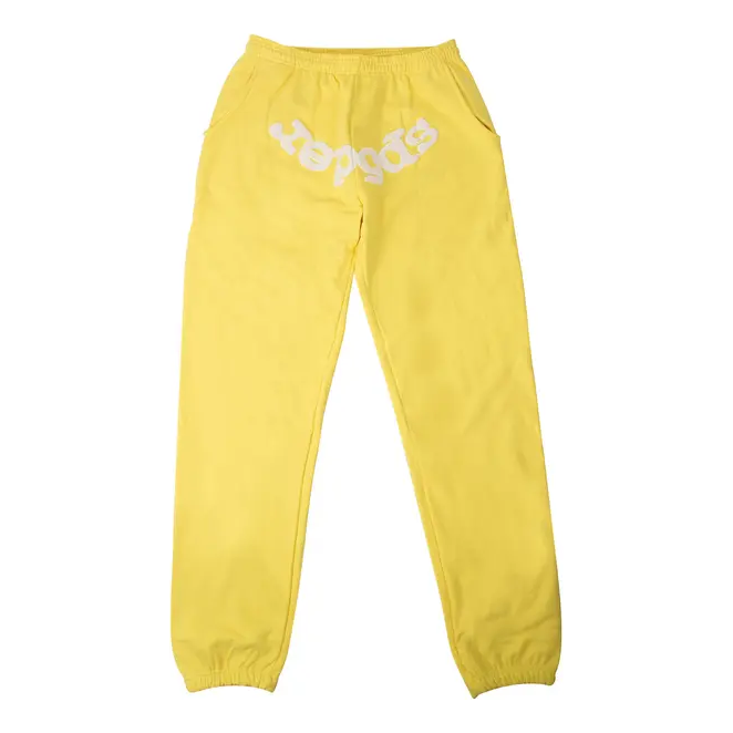 

Спортивные брюки Sp5der Logo Print Sweatpants 'Yellow', желтый
