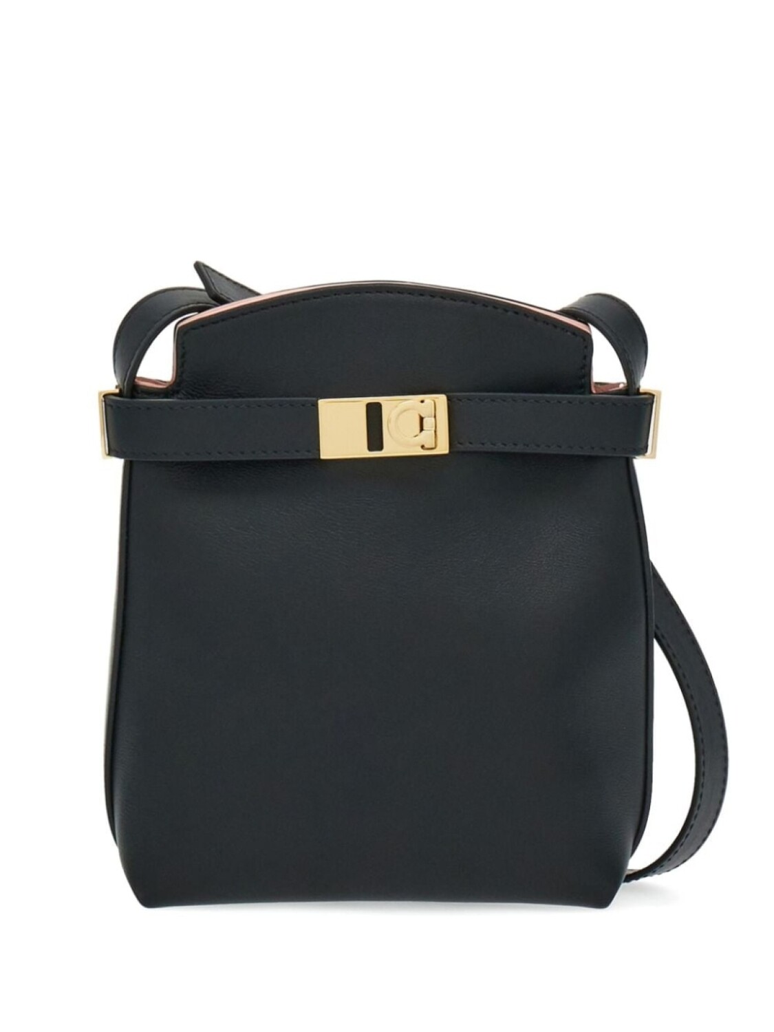 

Ferragamo сумка для телефона Hug с пряжкой Gancini, черный